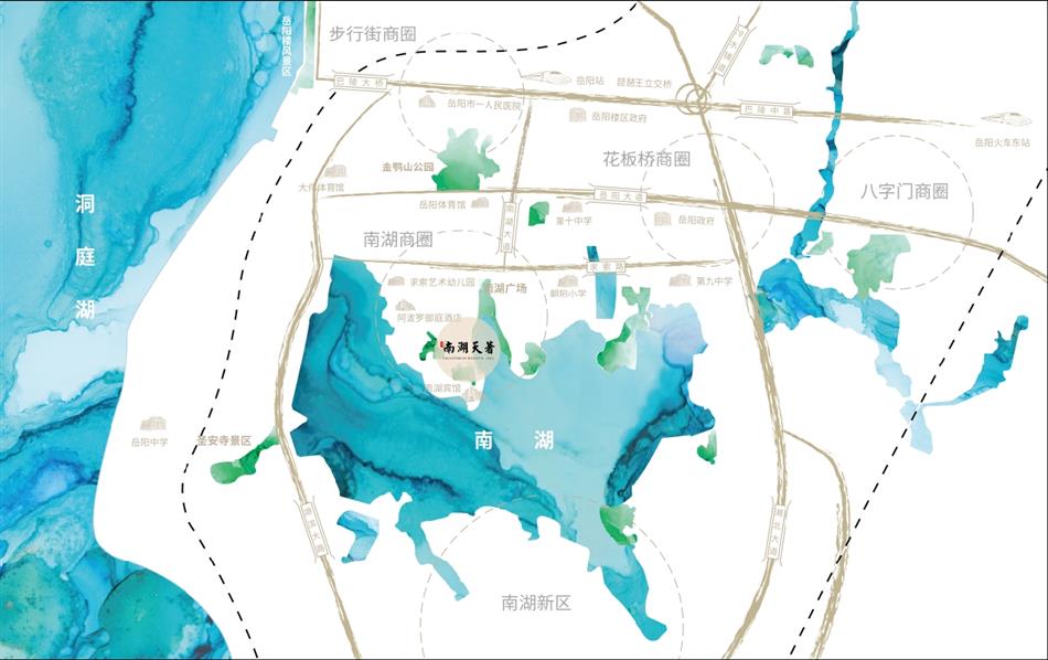 江河•南湖天著位置图1