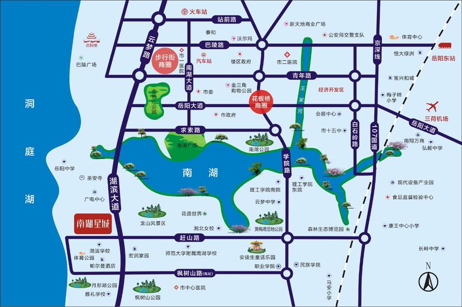 玉鑫·南湖星城位置图1