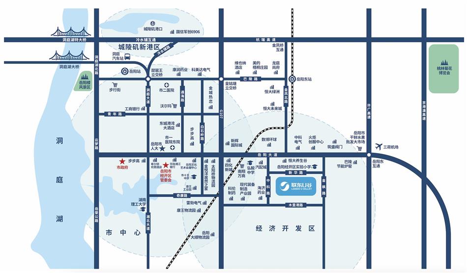 联东U谷·岳阳国际企业港位置图1